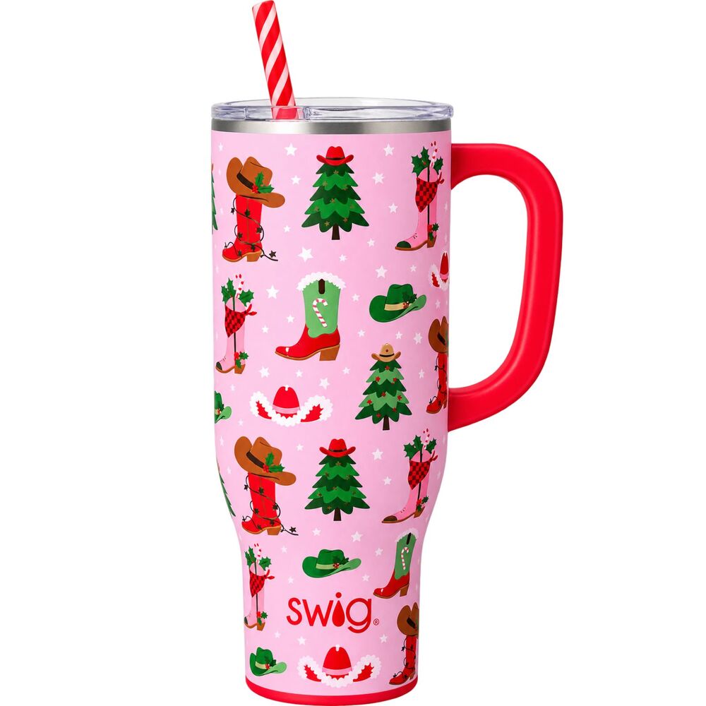 Swig Life Howdy Holidays Western Christmas Tumbler Mug 30oz